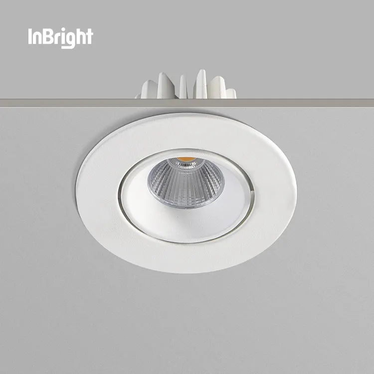 Anti-Glare Adjustable Dimmable Recessed LED Downlight 8W