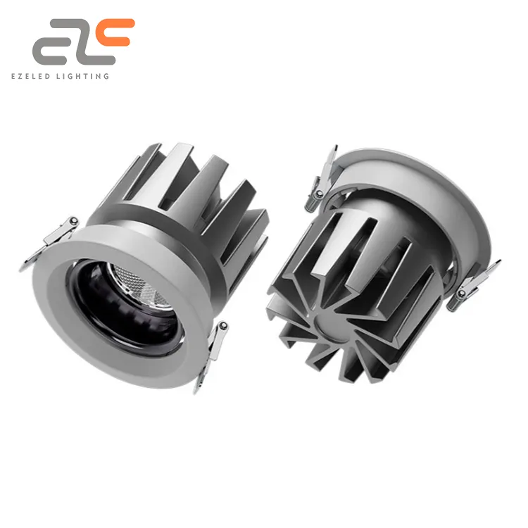 Adjustable Recessed Aluminum COB LED Downlight 12W