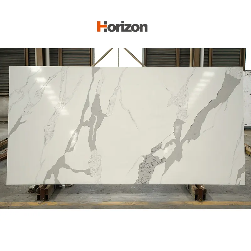 White Engineered Quartz Slab 3200x1600mm