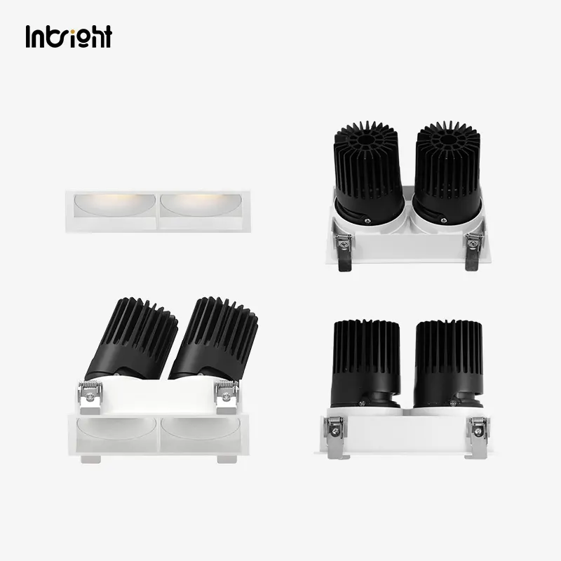 Anti-Glare Recessed Square LED Downlight 10-28W
