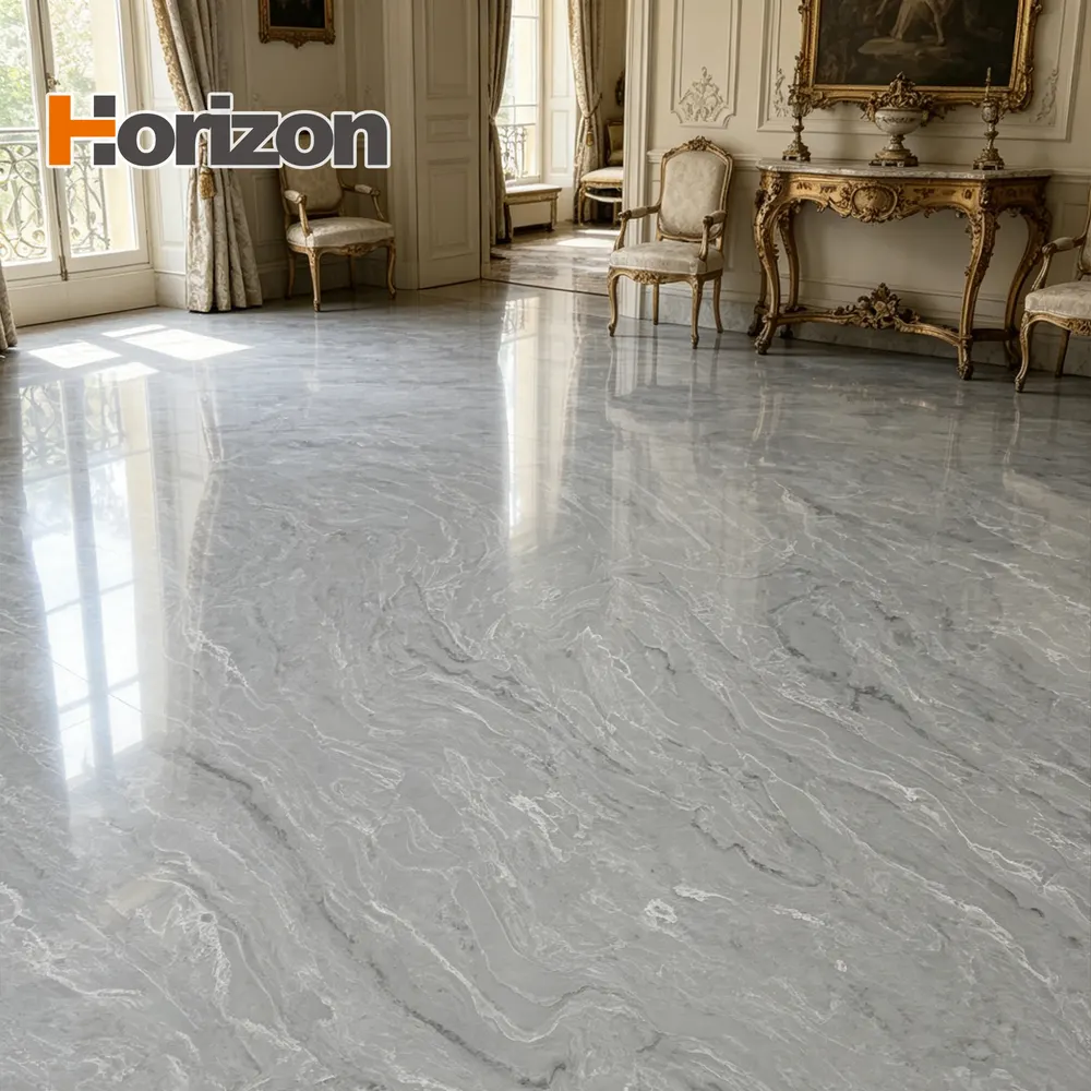 White Engineered Quartz Slab 3200x1600mm