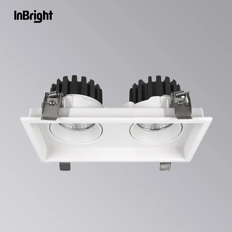 Anti-Glare Adjustable Dimmable Recessed LED Downlight 10-25W