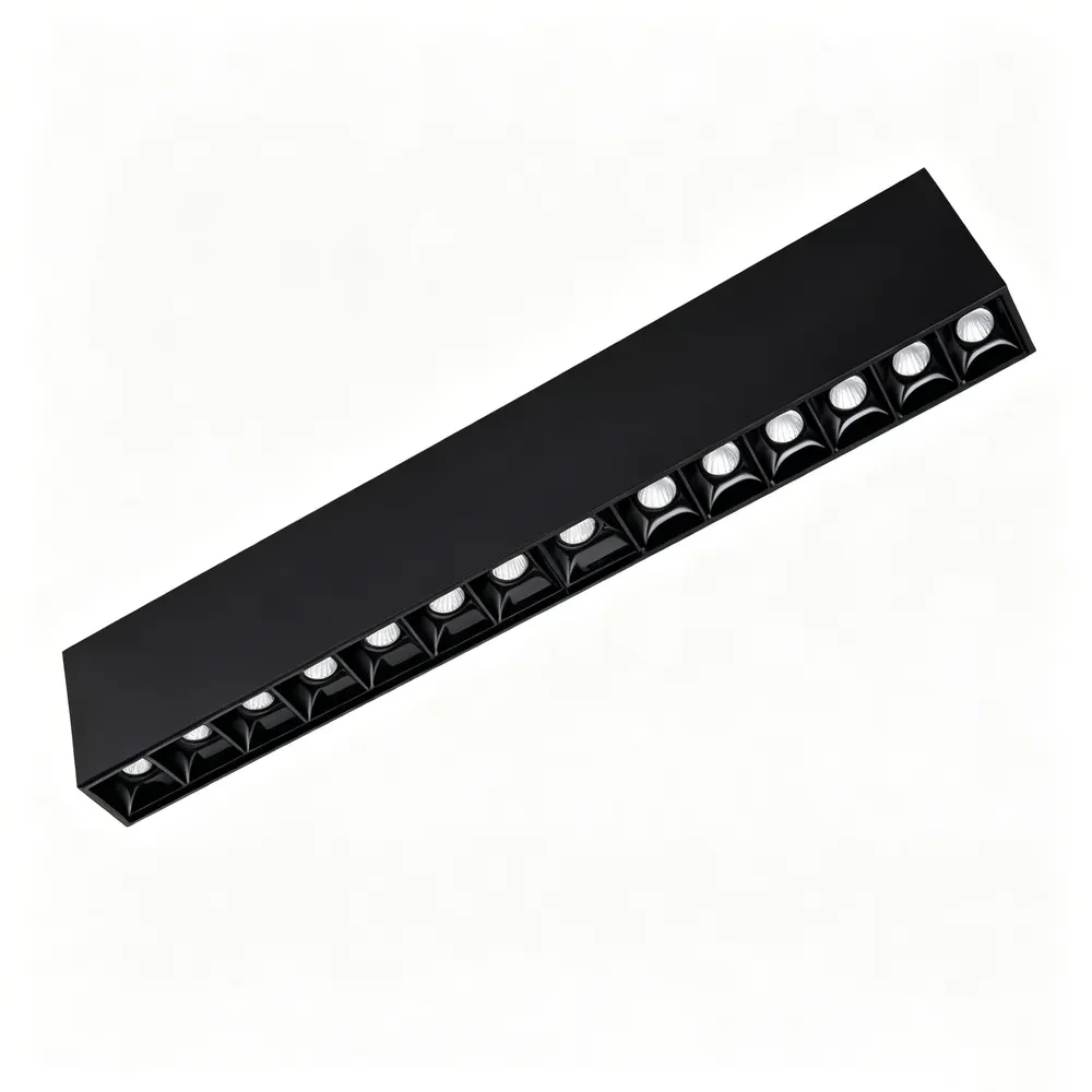 Surface-Mounted Aluminum Magnetic LED Track Spotlight