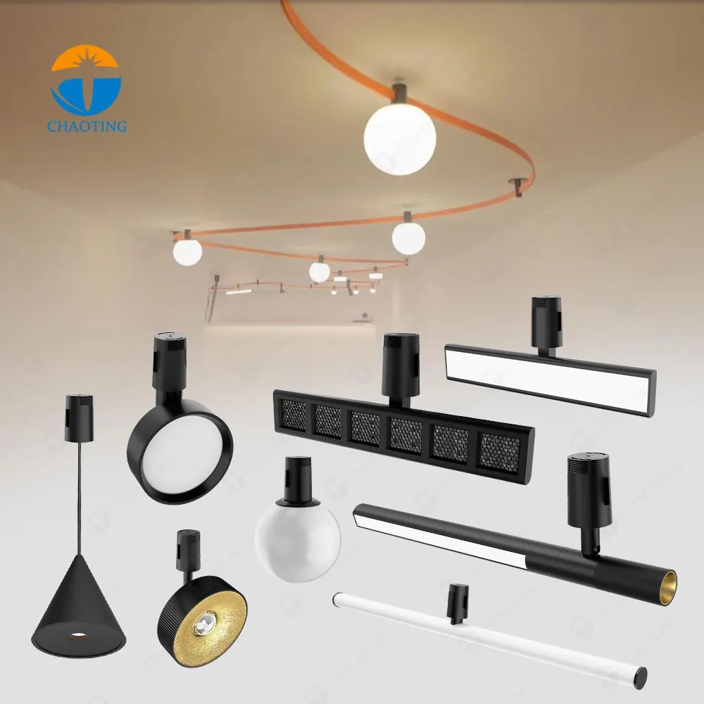 Flexible 48V Track Rail 18mm for Drywall Ceiling product sample