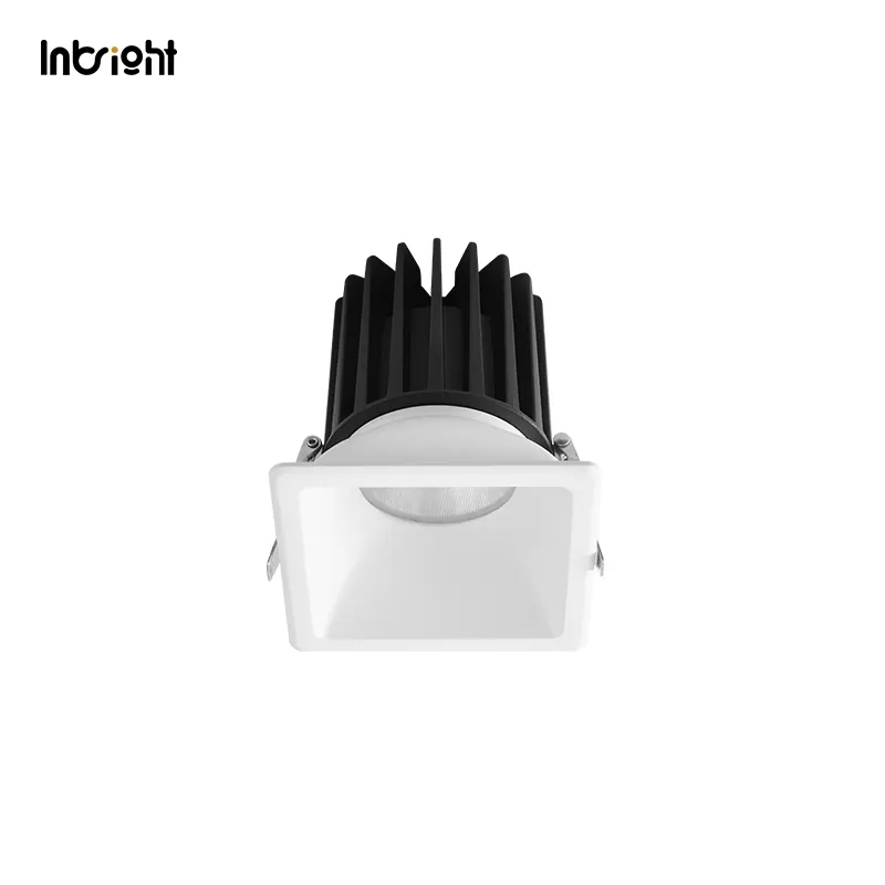 Recessed Square Aluminum LED Downlight 8-40W IP65