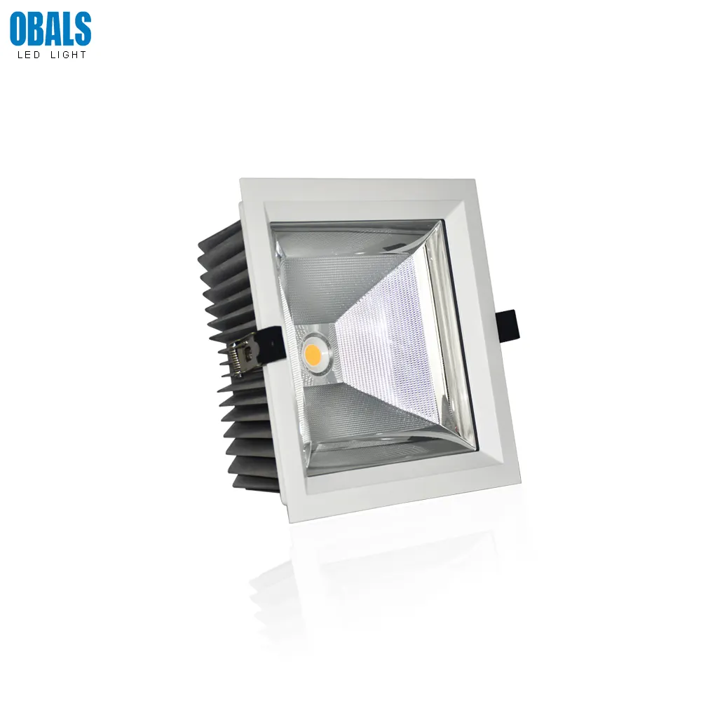 Square Aluminum LED Downlight 12-48W 3000K/4000K/5000K