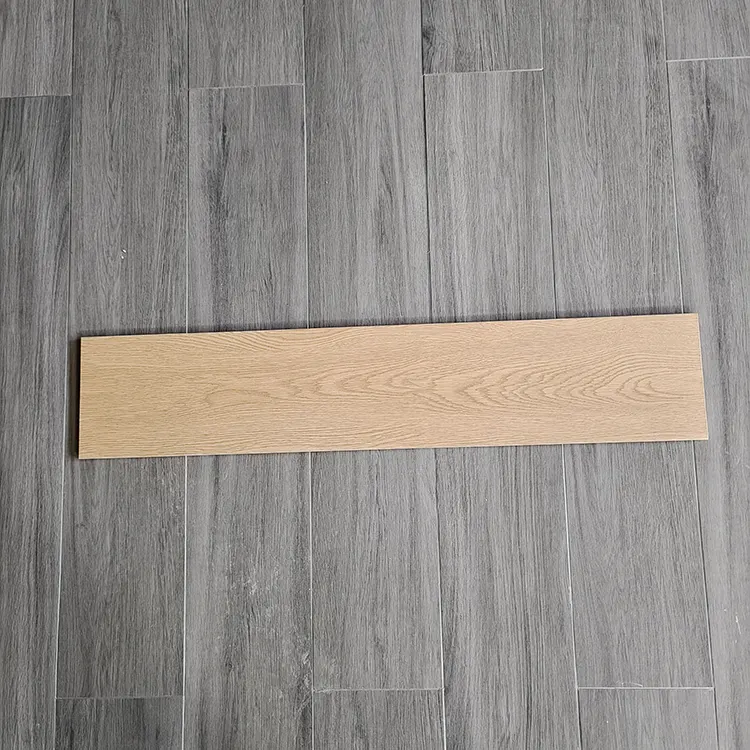 Non-Slip Wood-Look Ceramic Floor Tile 150x800mm