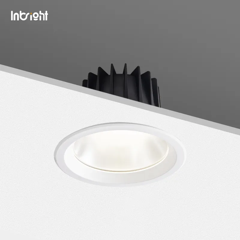 Dimmable Recessed Aluminum LED Downlight 18-48W IP65