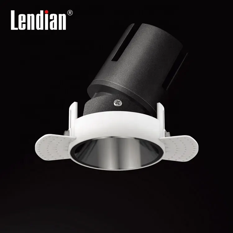 Adjustable Recessed Aluminum LED Downlight Gold 9-40W