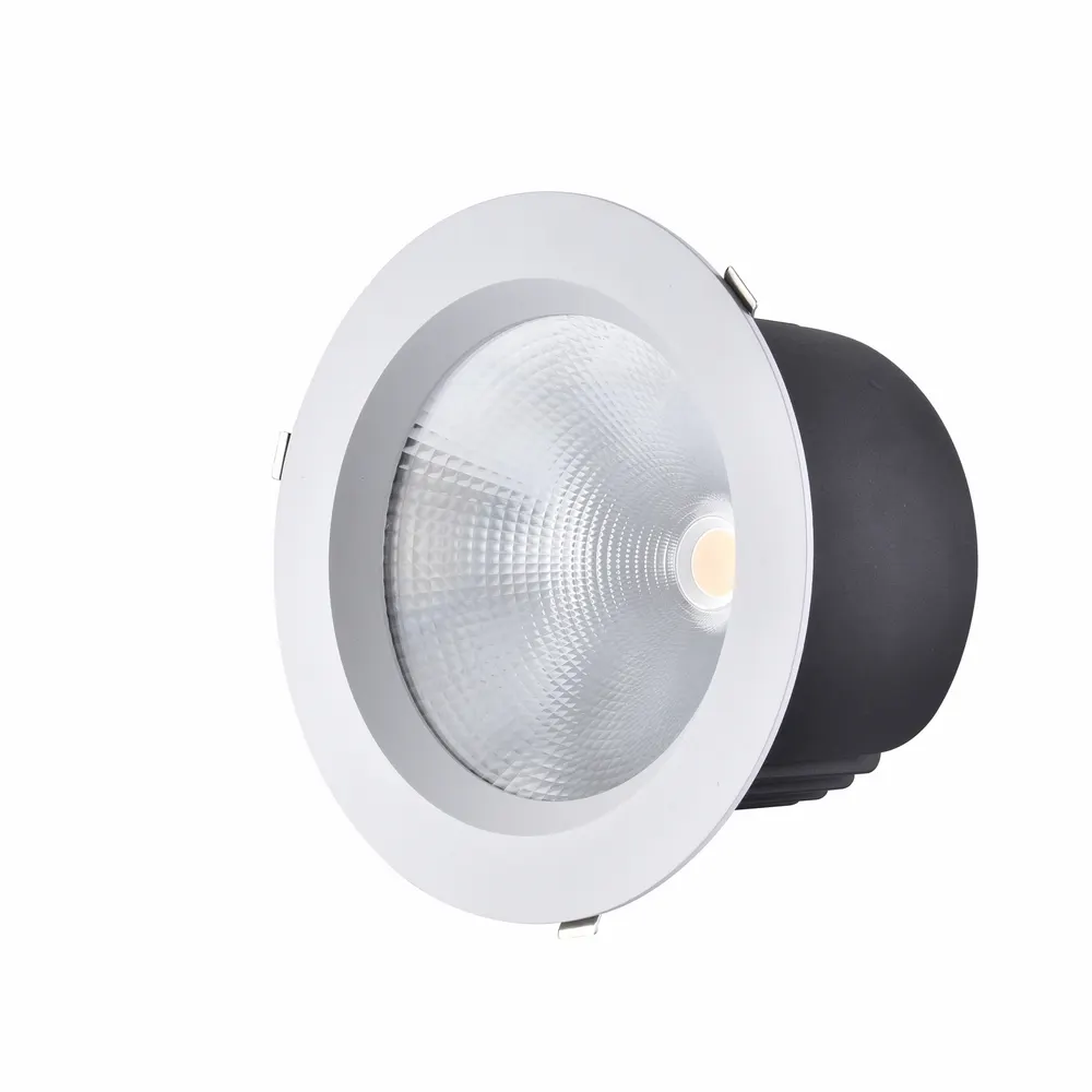 Recessed Round Aluminum LED Downlight 50-80W 10in 3CCT Selectable