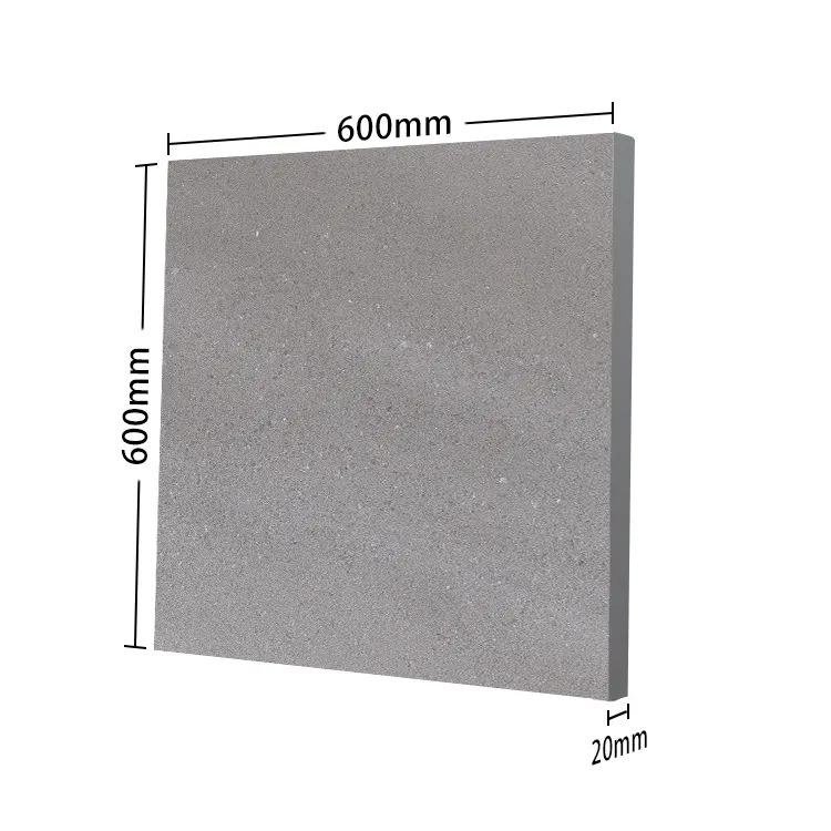 Non-Slip Stone-Look Matte Porcelain Swimming Pool Tile 24x24/600x600mm product sample