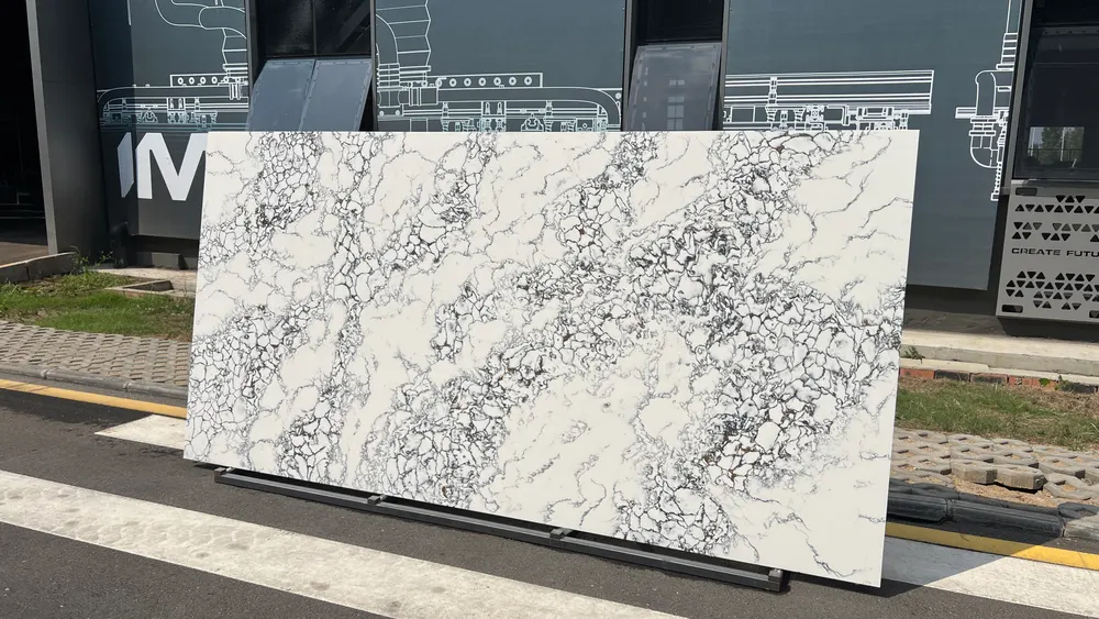 White Engineered Quartz Slab 3200x1600mm