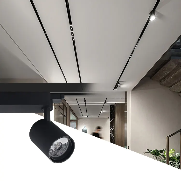 Dimmable Aluminum COB LED Track Spotlight 50W
