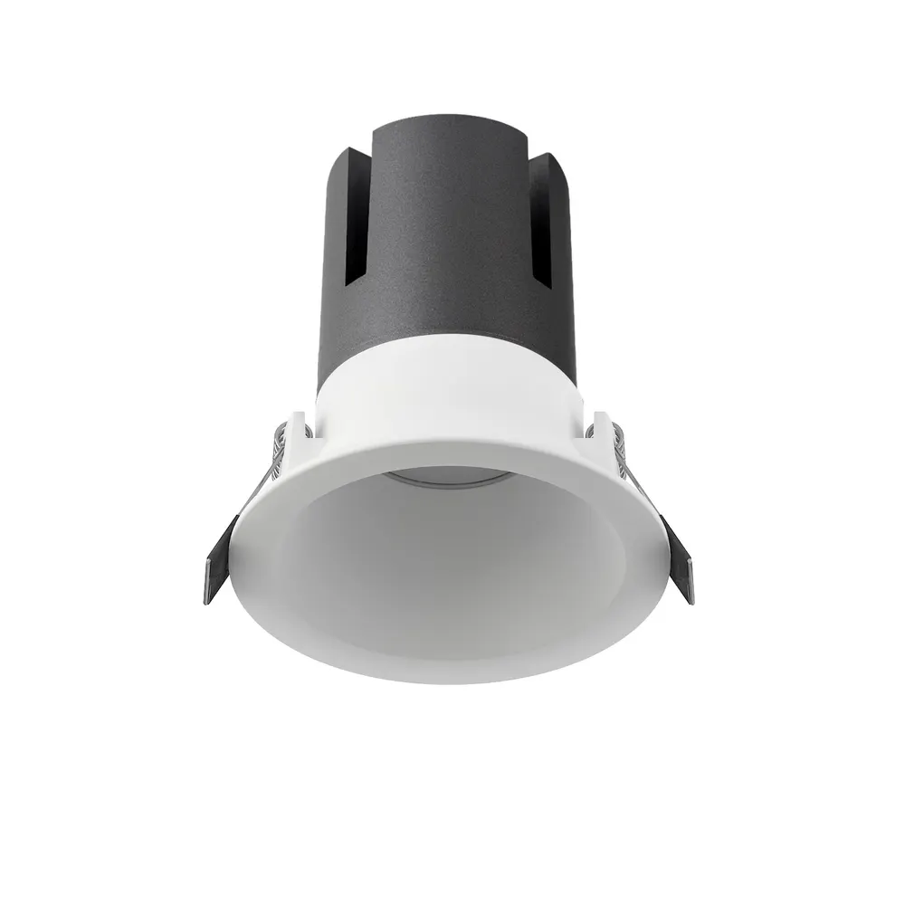 Trimless Recessed Aluminum COB LED Downlight Gray/White 9-40W IP20/IP44 product sample