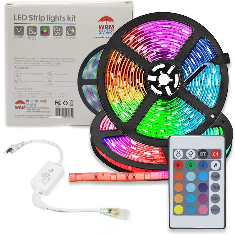 RGB Flexible SMD5050 LED Strip Light 220V