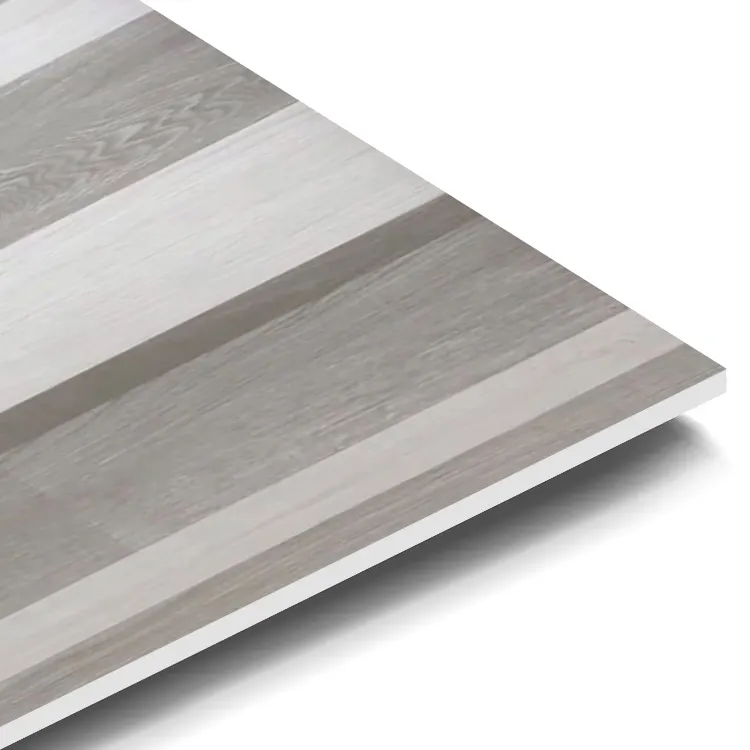 Non-Slip Wood-Look Gray Matte Porcelain Floor Tile 600x600mm