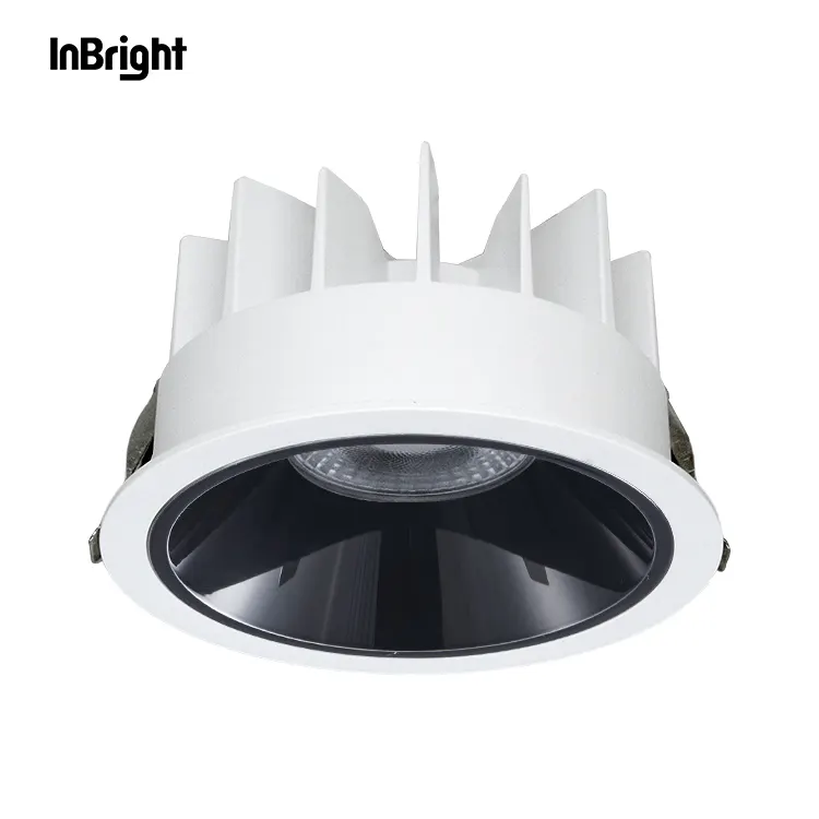Anti-Glare Recessed Round COB LED Downlight 10-50W IP65