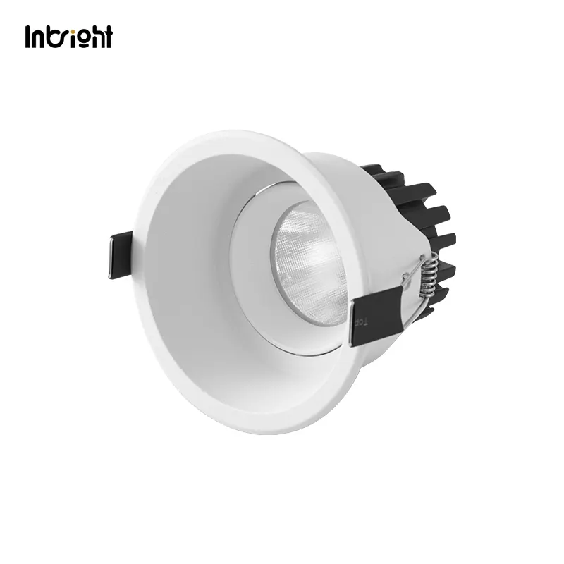 Anti-Glare Dimmable Recessed COB LED Downlight 8-25W IP65