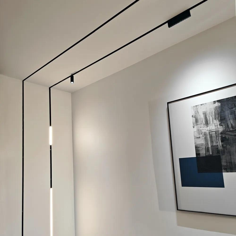 Smart Recessed Aluminum Magnetic COB LED Track Spotlight 10/25W 48V product sample