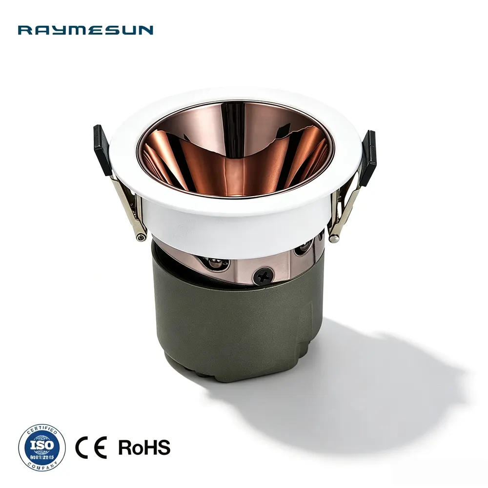 Adjustable Recessed Aluminum COB LED Downlight White 25W