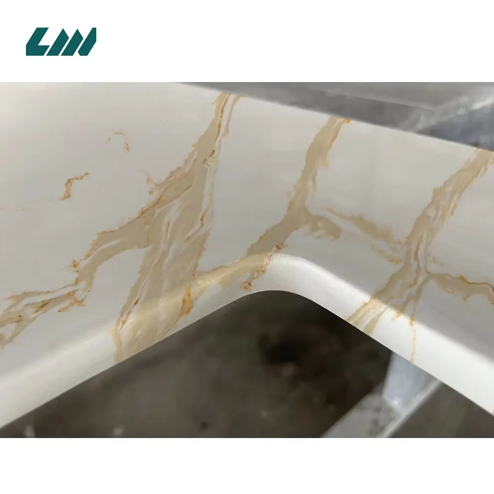 White Engineered Quartz Slab 3200x1600mm