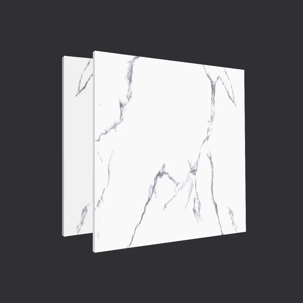 Stone-Look Polished Porcelain Floor Tile 600x600mm