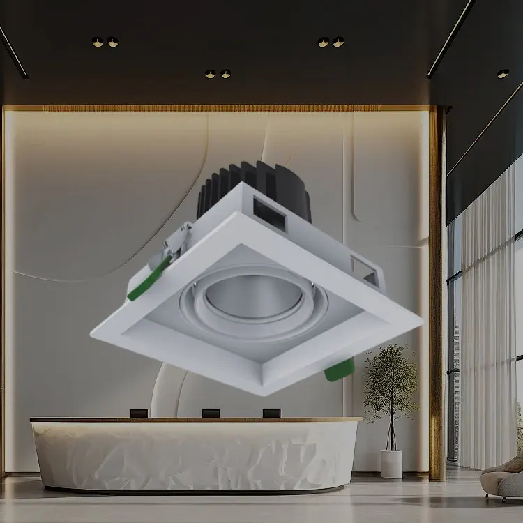 Adjustable Recessed Aluminum LED Downlight 1-32W
