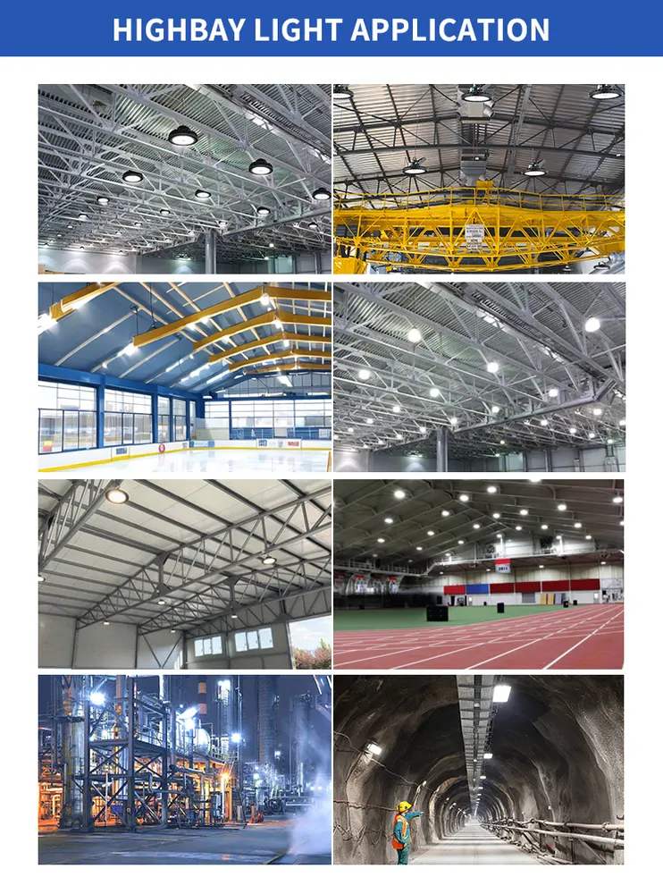 Aluminum UFO LED High Bay Light 200W 100-265V IP65