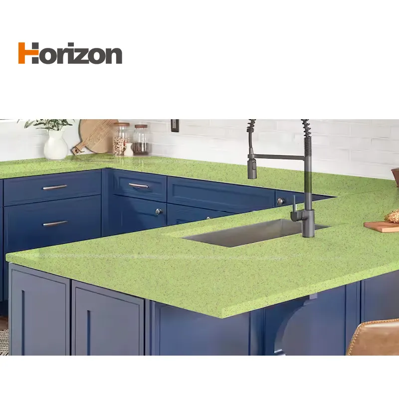 Calacatta Green Engineered Quartz Slab 3200x1600mm