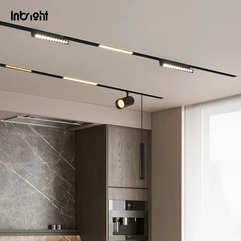 Adjustable Dimmable DALI Magnetic LED Track Spotlight 10-20W 48V