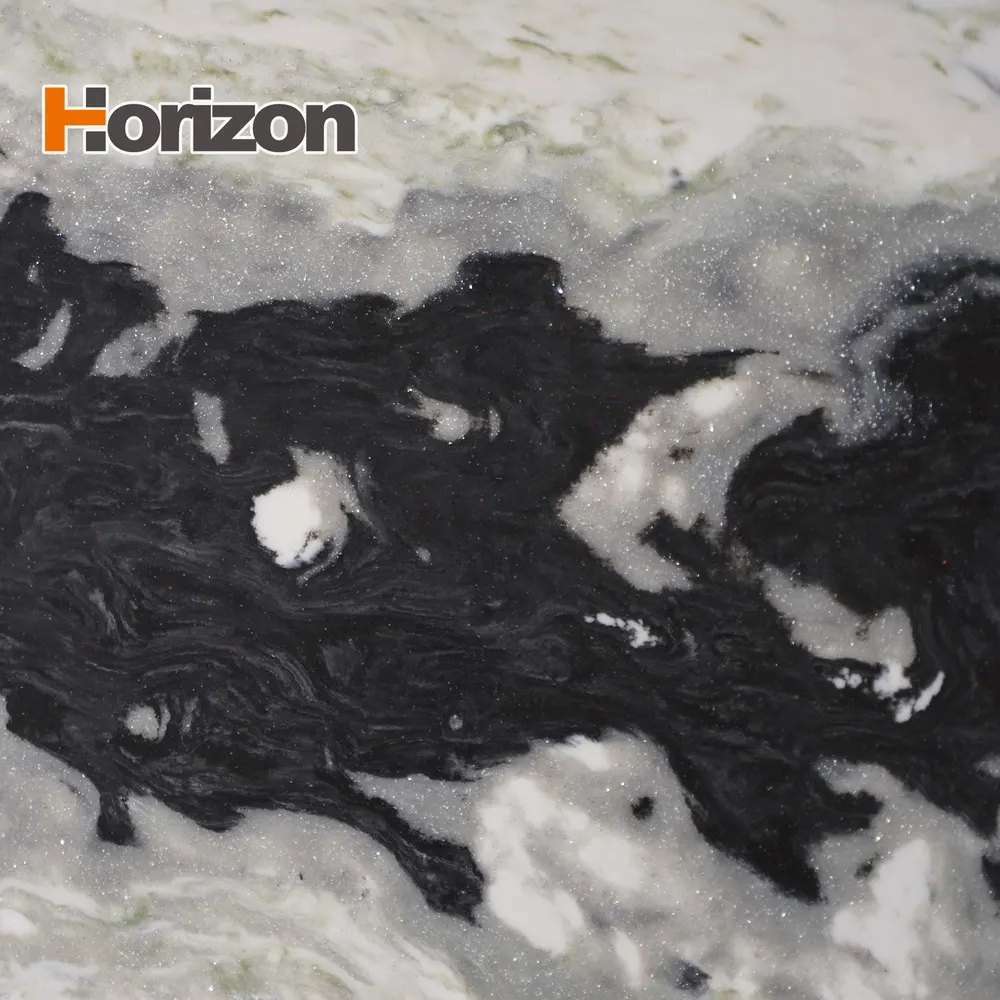 Stone-Look Polished Engineered Quartz Slab 3200x1600mm