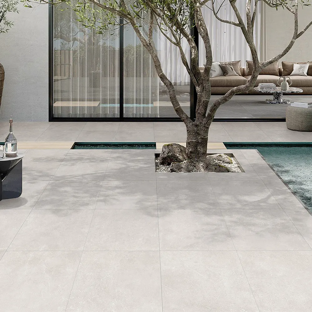 Non-Slip Stone-Look Ceramic Wall And Floor Tile 600x600mm