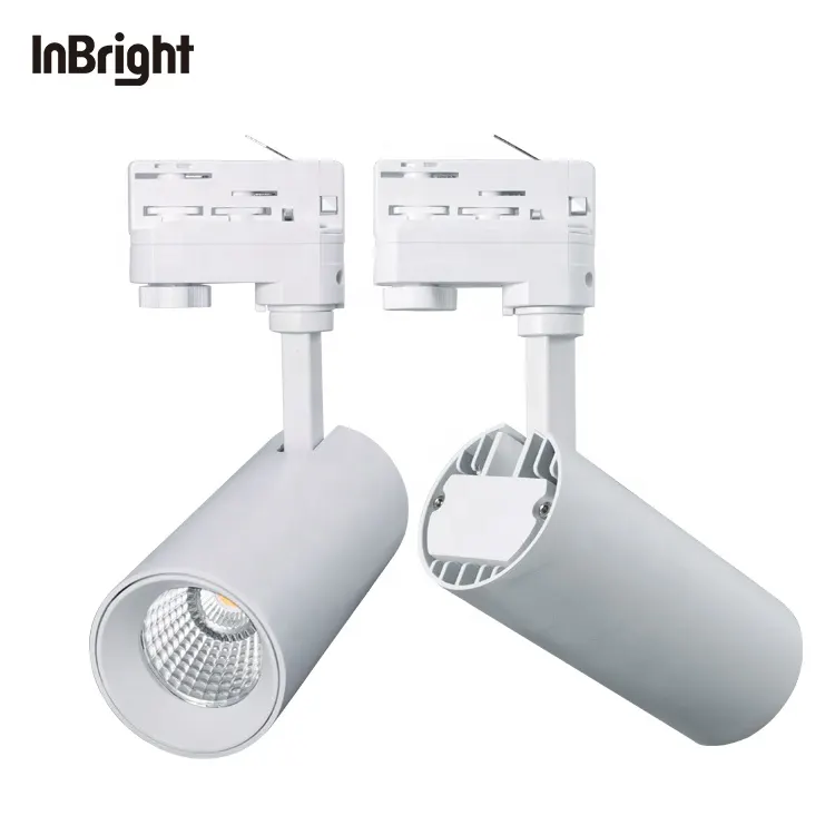 Rotatable Dimmable Aluminum LED Track Spotlight 12-36W