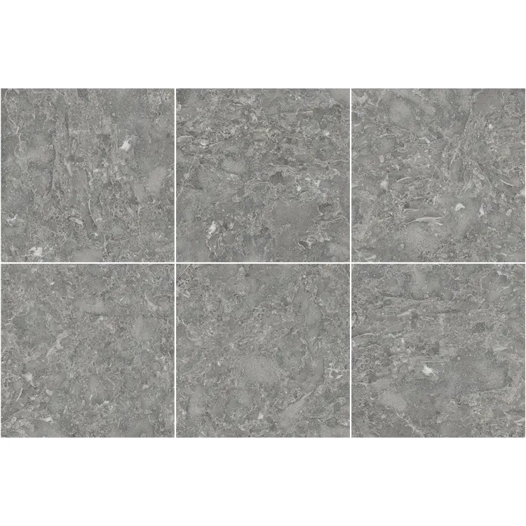 Marble-Look Polished Porcelain Floor Tile 600x600mm