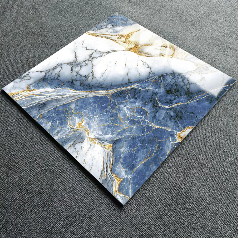 Stone-Look Gold Porcelain Floor Tile 600x600mm