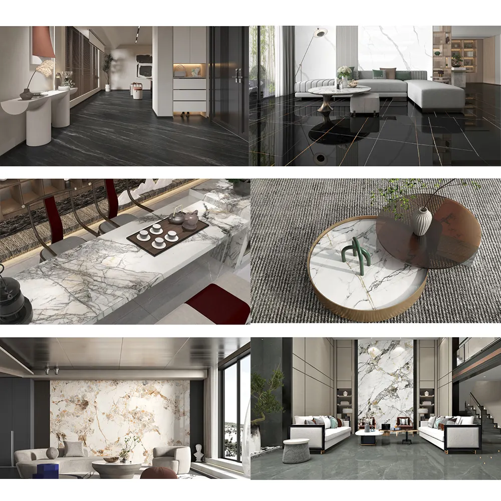 Marble-Look Sintered Stone Slab 3200x1600mm