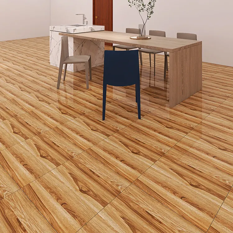 Wood-Look Porcelain Floor Tile 600x600mm