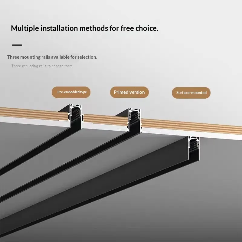 Recessed Aluminum Magnetic LED Track Spotlight