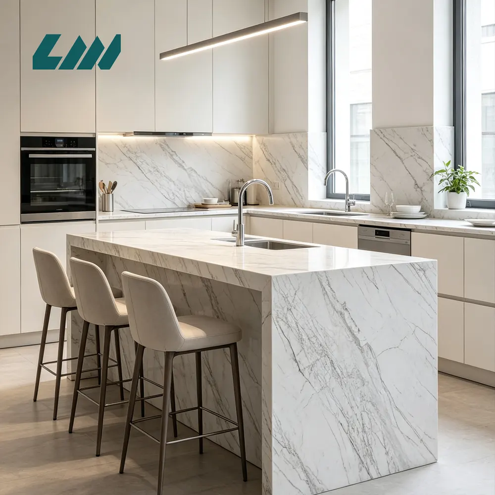 Polished Engineered Quartz Slab 3200x1600mm