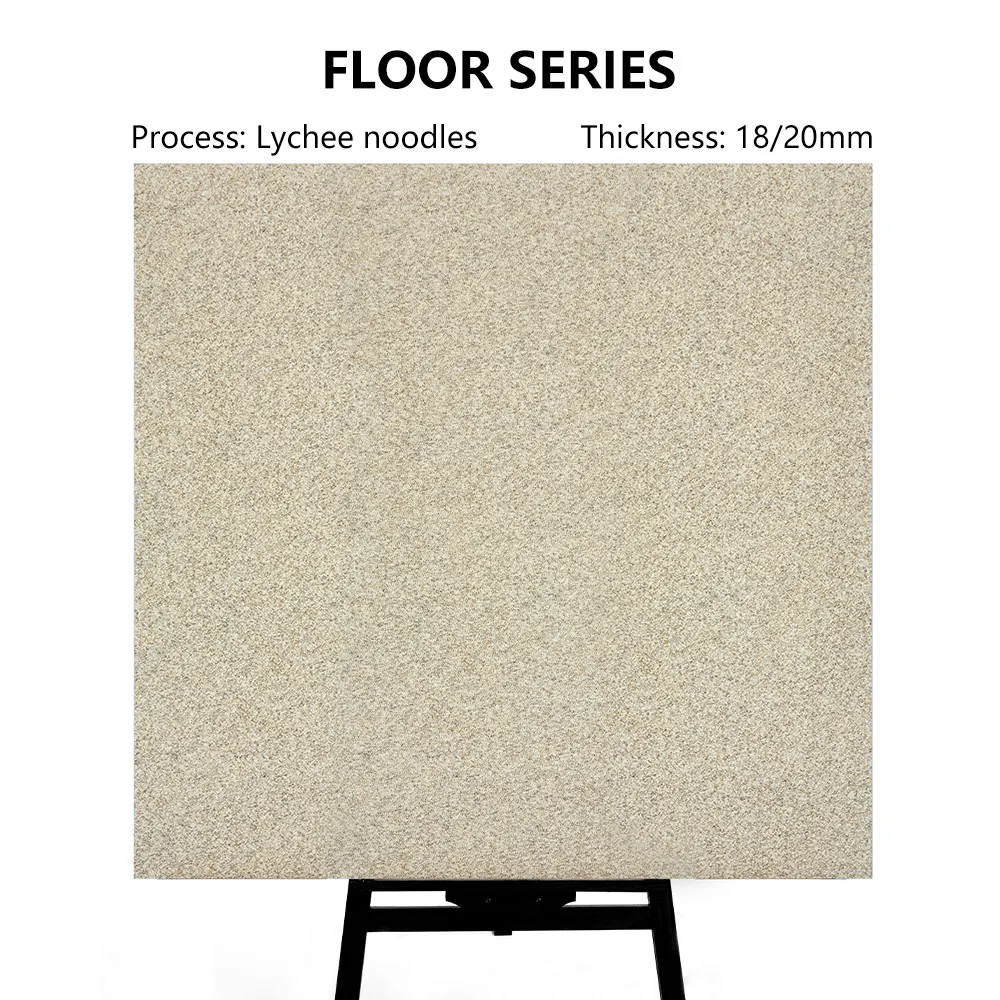 Non-Slip Stone-Look Porcelain Outdoor Tile 600x600mm