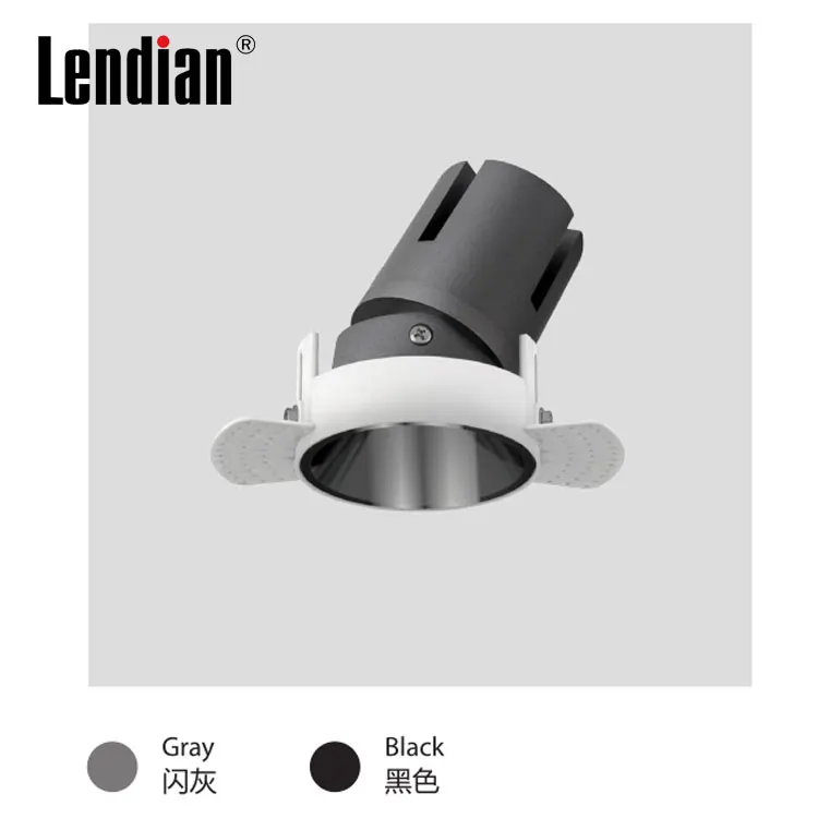 Trimless Recessed Aluminum LED Downlight 9-40W