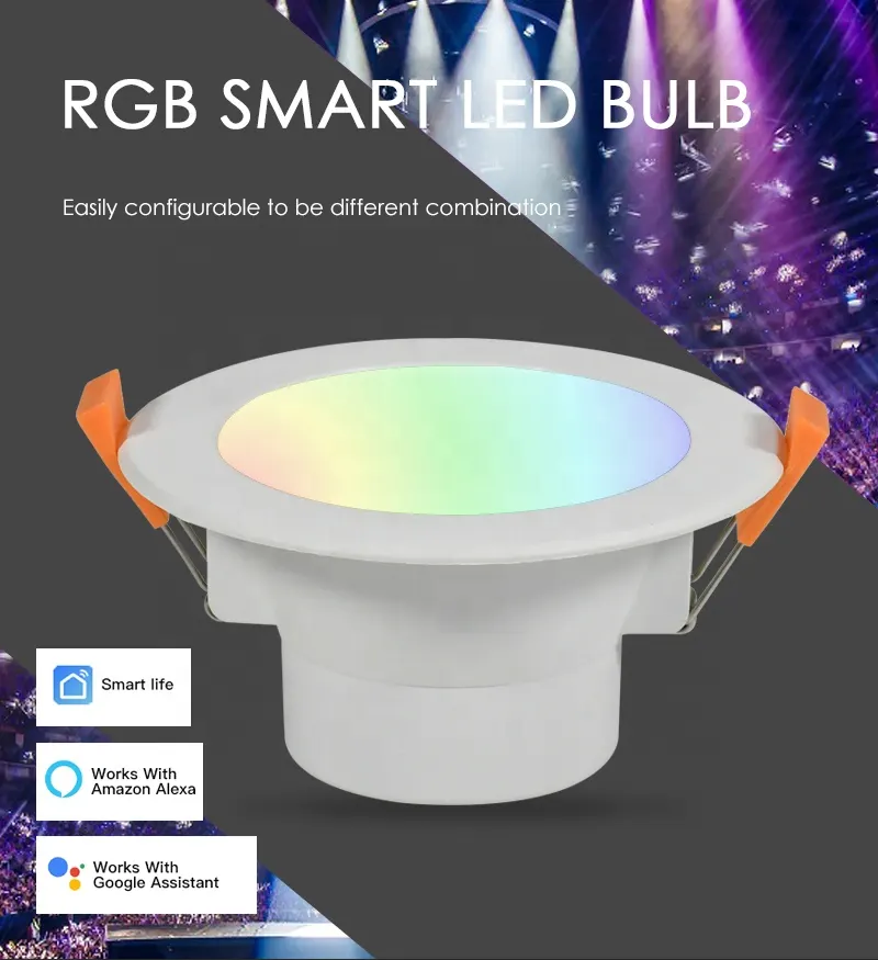 WiFi Dimmable Recessed COB LED Downlight 10/12W