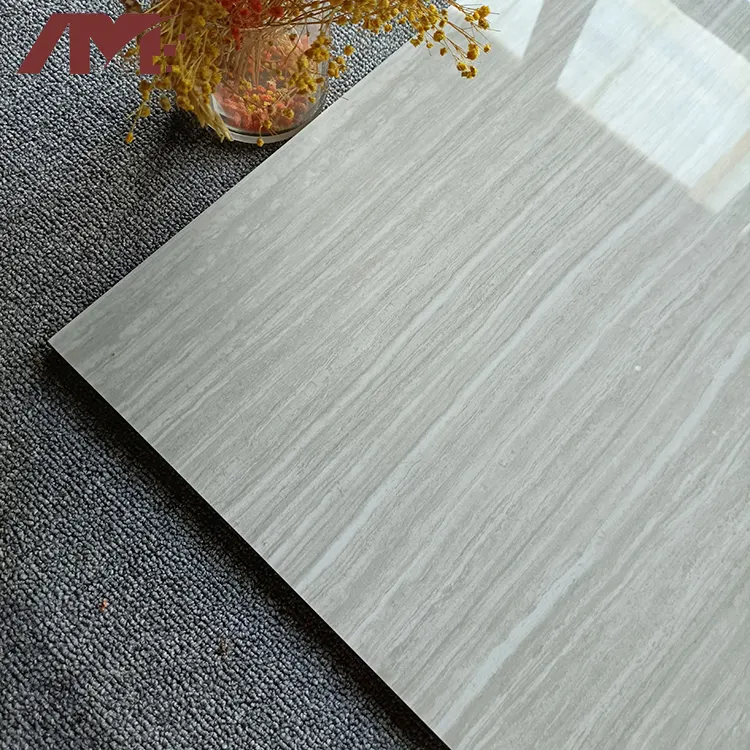Wood-Look Polished Porcelain Wall And Floor Tile 600x600mm