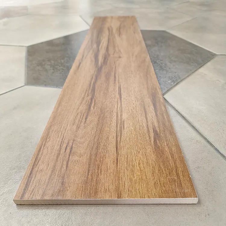 Wood-Look Matte Ceramic Floor Tile 150x800mm