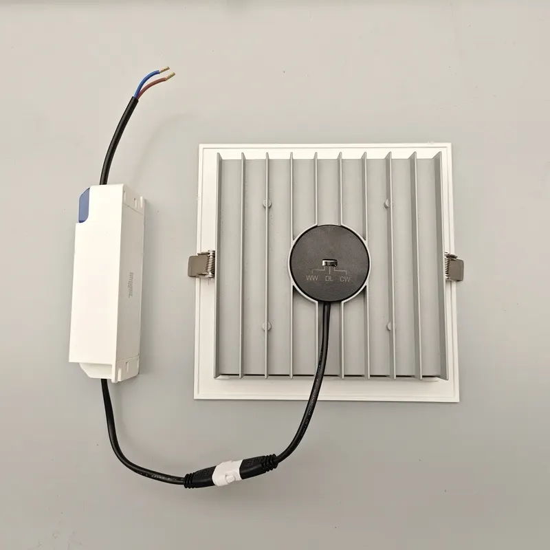 Zigbee Recessed Square LED Panel Light 9-45W 6in