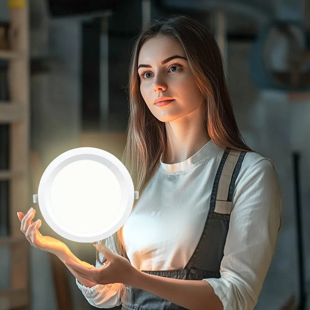 Anti-Glare Recessed Aluminum COB LED Downlight 8-40W product sample