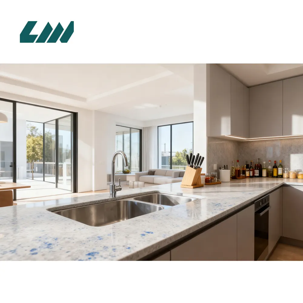 White Engineered Quartz Slab 3200x1600mm