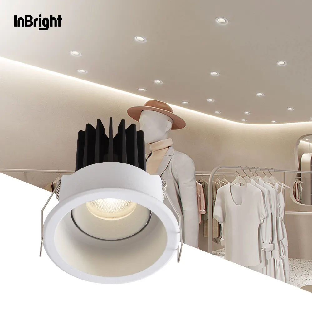 Anti-Glare Adjustable Dimmable Recessed LED Downlight 8/25W IP65