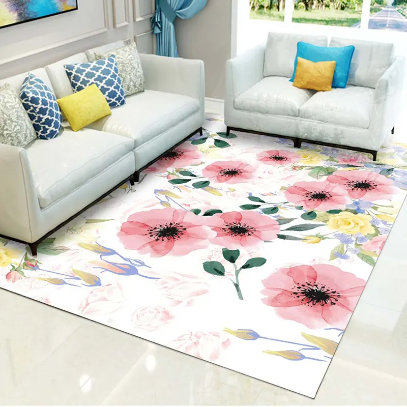 Polypropylene Area Rug 60x90cm With PVC Backing