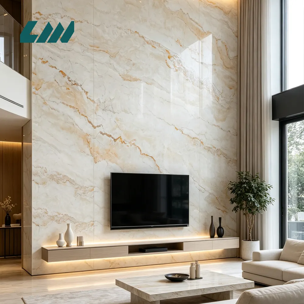 Polished Engineered Quartz Slab 3200x1600mm